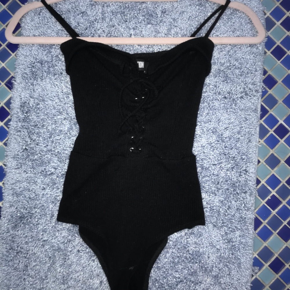 Reformation black bodysuit